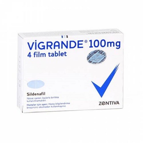 Vigrande 100 mg Sildenafil 4 Tablet