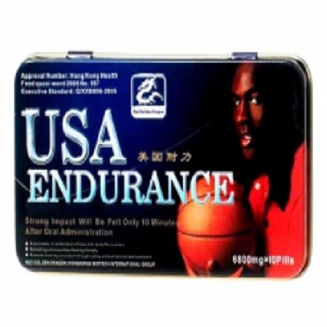 USA Endurance Bitkisel Viagra 6800 mg 10 Adet Ereksiyon Sağlayıcı Tablet