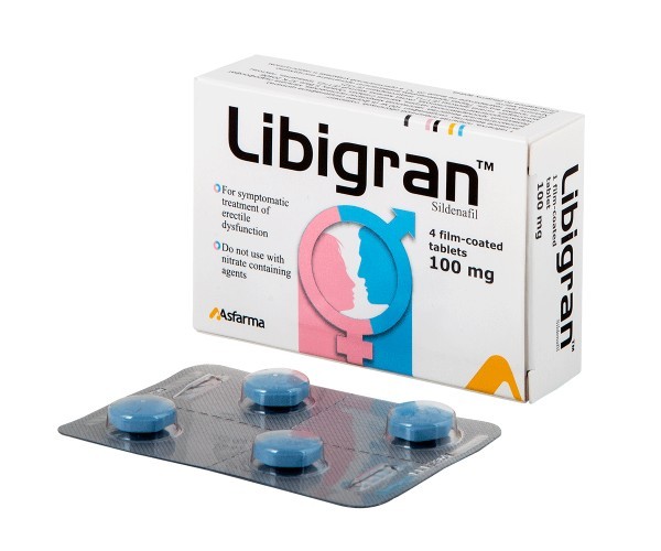 Libigran 100 mg Sildenafil 4 Tablet