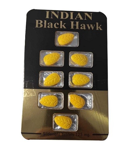 İndian Black Hawk 125 mg 8 Tablet