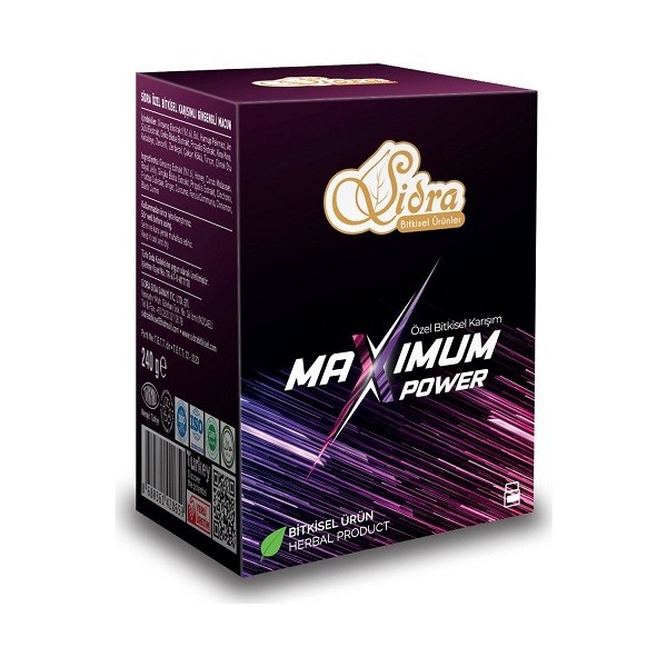 Sidra Maximum Power Macun 240 gr