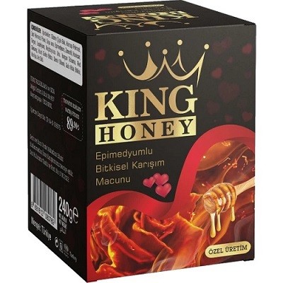 King Honey Epimedyumlu Bitkisel Macun 240 gr