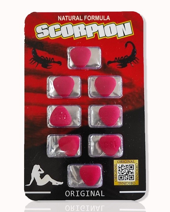 Scorpion 130 mg Penis Sertleştirici 8 Tablet
